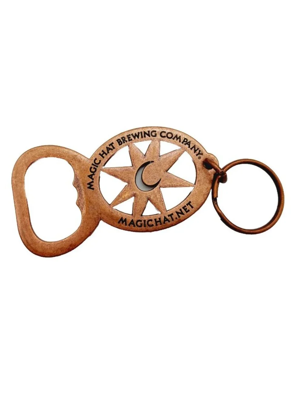 Magic Hat Brewing Company Keychain And Bottle Opener Copper Tone Color